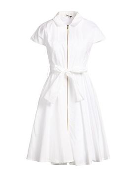 Midi-Kleid Damen Weiß 32 Damen