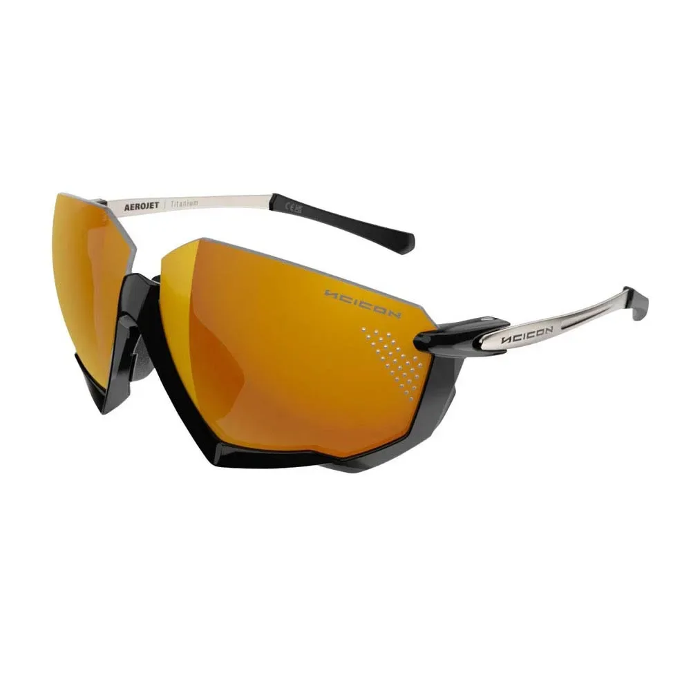 Occhiali Da Sole Aerojet Titanium Metal Black / Bronze - SCICON - FashionsVida