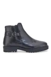 Stivaletti Neri Vera Pelle 504 37