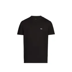 T-shirt droit col rond en coton Noir XL Male