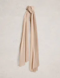 Oversized Scarf Natural female