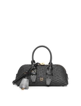Borsa a mano in rafia orizzontale Escape Bag