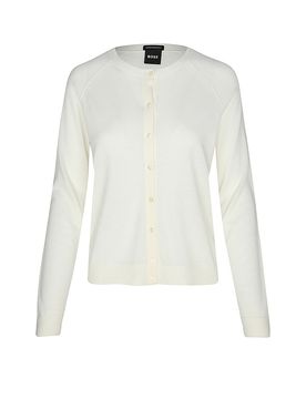 Strickjacke FONAMI weiss L damen