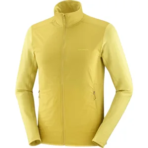 ESSENTIAL LIGHTWARM HYBRID Midlayer-Jacke M Herren CRESS GREEN L - Salomon - FashionsVida
