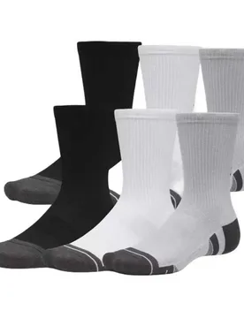 Chaussettes Crew New Performance Tech 6 Paires Gray / Jet Gray EU 47 1/2-50 1/2 - Under armour - FashionsVida