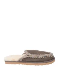 Mules & Zuecos Mujer Gris 37,38 Mujer