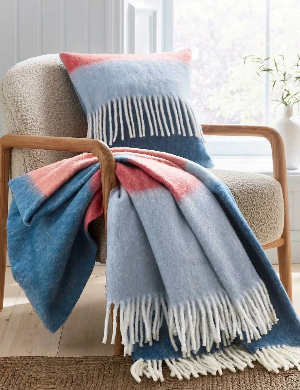 Landscape Cushion Blue Mix - LAND & SHORE - FashionsVida