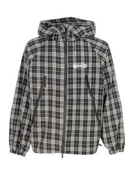 Giacca a Vento Uomo Yard Tartan Windbreaker Black/white