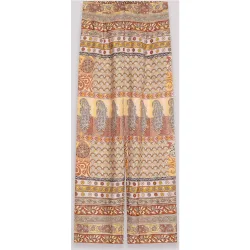 Pantalones anchos de mujer estampados de pernera recta