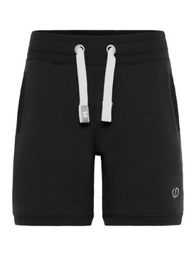 Solid Pantalón negro / blanco