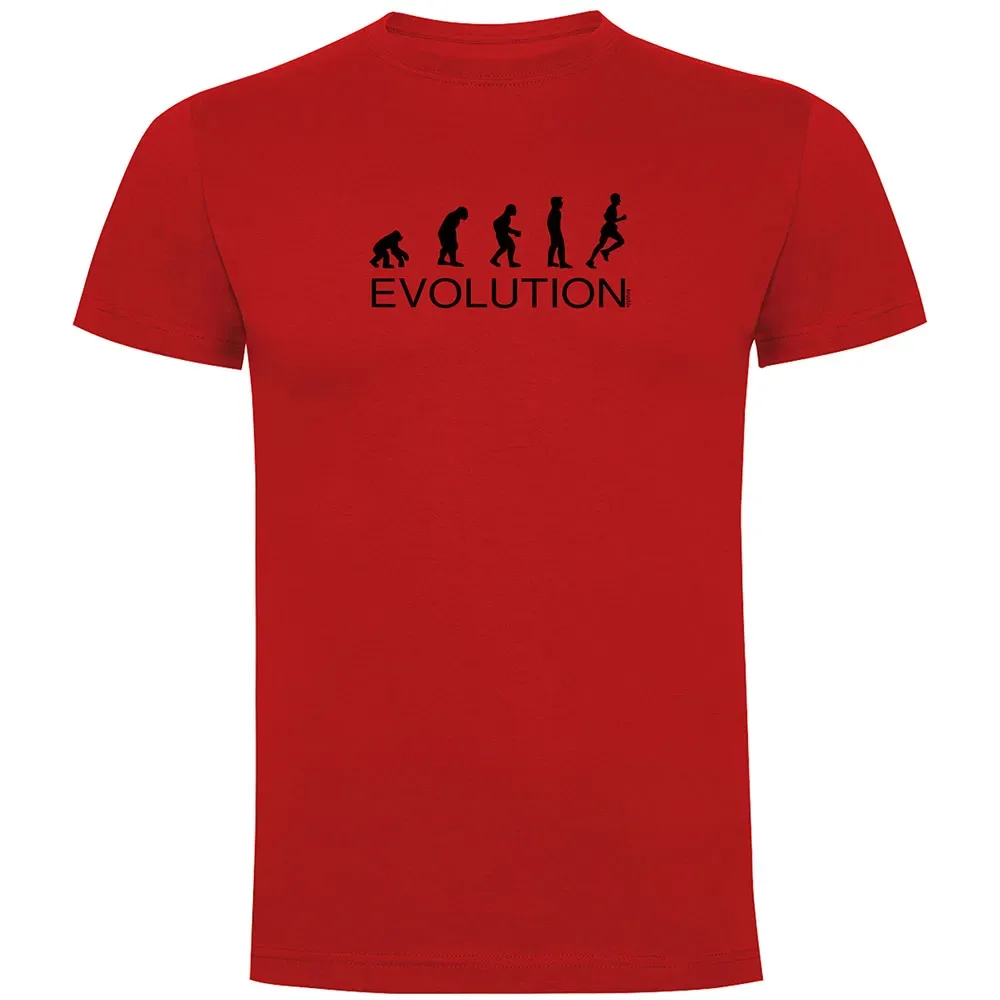 Maglietta A Maniche Corte Evolution Running Red L - Kruskis - FashionsVida