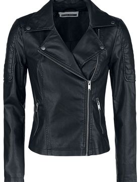 Kunstlederjacke - NMRebel PU Jacket - XS bis XXL - für Damen - Größe XS - schwarz - Frauen - female