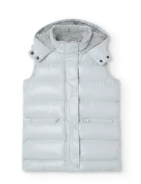 Boboli Gilet Technical Fabric Pearl 6 Années Fille