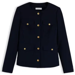 Chaqueta de mujer de punto y silueta slim