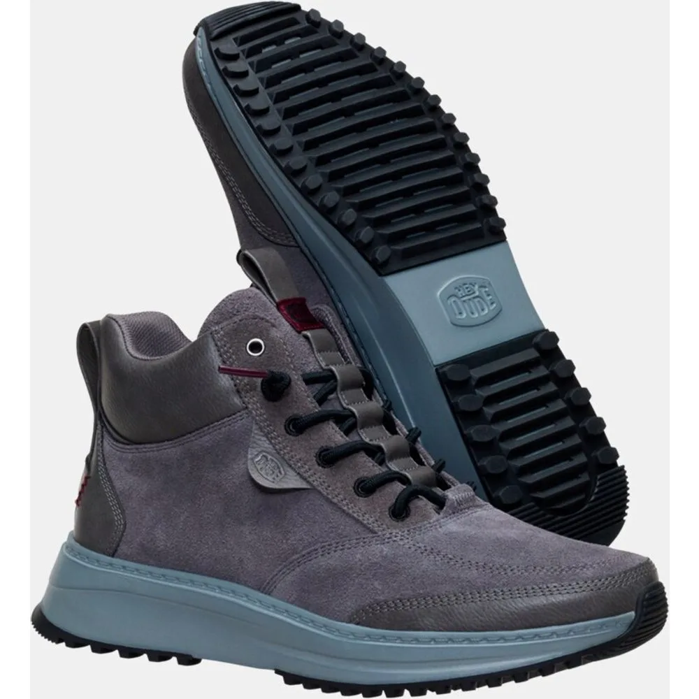 Botas de cordones de hombre elásticas - HeyDude - FashionsVida