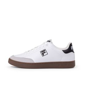 Sneakers bianche e nere con suola a contrasto COURTBAY 41