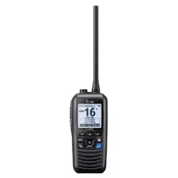 Dsc&ais Ic-m94de Portable Marine Radio Station 6w Black One Size unisex