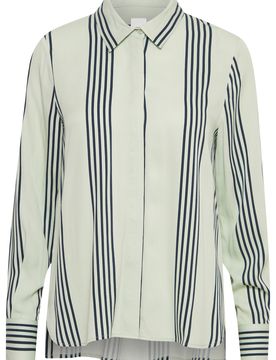 ICHI Blusa 'Ea' piedra / negro