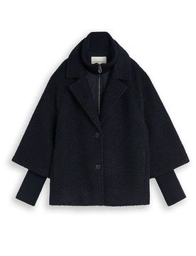 Cape - Poncho dunkelblau XL damen