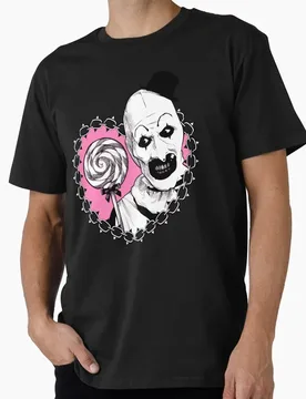 Retro Horror Movie Terrifier Art The Clown Killer Scary Halloween Gift T Shirt 0807 Short Sleeve Graphic clothes All size tops - Aliexpress - FashionsVida