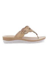 Infradito beige con lavorazione traforata 44 BV 40