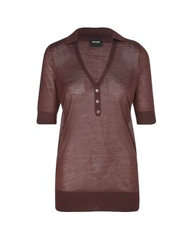 Poloshirt FULIP braun L damen