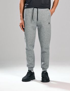 Pantaloni jogger in felpa - grigio scuro