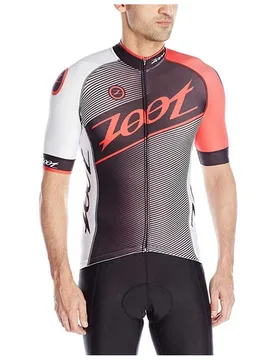Maglia A Maniche Corte Team Cycle Black / Race Day Red - Zoot - FashionsVida