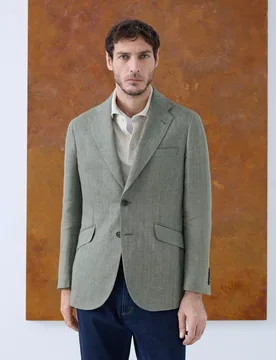 Chaqueta de hombre espiga - Emidio Tucci - FashionsVida