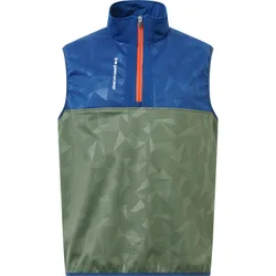 Weste Kingsbarns Hybrid, grün/blau xxl