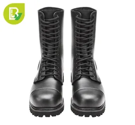 Gothic Boot - Vegantom 14 eyelett boots - EU38 bis EU47 - Größe EU45 - schwarz - Unisex - unisex