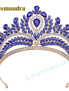 Levmoudra Tiaras and Crowns for Women,Crystal Wedding Tiara for Women Royal Queen Crown Headband, Princess Tiara for Bride - Aliexpress - FashionsVida