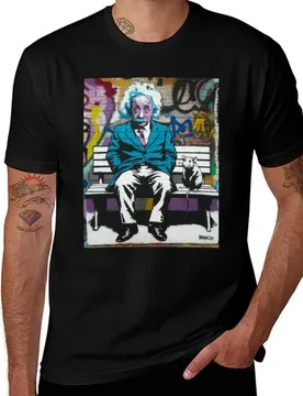 Banksy einstein street art vintage T-Shirt anime shirt vintage t shirts boys whites plain black t shirts men - Aliexpress - FashionsVida