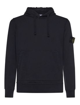 Felpa con logo in cotone