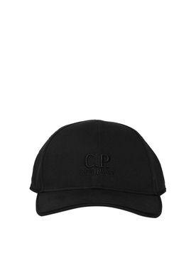 Cappello Da Baseball In Cotone Con Logo Black