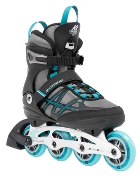Rollers En Ligne Alexis 80 Alu Grey / Cyan EU 40