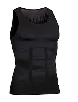 Pieza Camiseta interior reductora para hombres con compresión del vientre - Shein - FashionsVida
