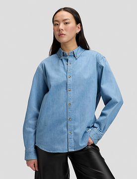Workwear Relaxed No Pocket Button Down Shirt Just Me Größe XL male