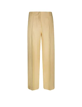 Pantalón de lino WKDMALIZIA amarillo 44 - Max Mara - FashionsVida