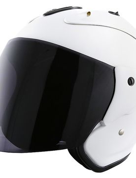 Casco Moto Jet SUN EVO Bianco taglia S