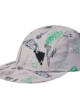 Cappellino Con Visiera 5 Panel Titanium