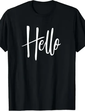 Summer tshirt that simply says Hello, pass a smile on T-Shirt - Aliexpress - FashionsVida