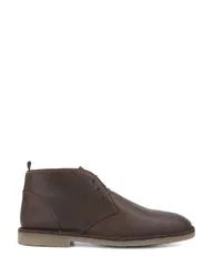 Leather Chukka Boots Dark Brown male