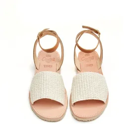 Sandalias de tiras atada al tobillo