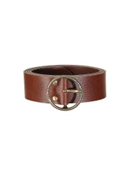 Ceinture en cuir ATHENA CAVIAR TRICOT marron 100