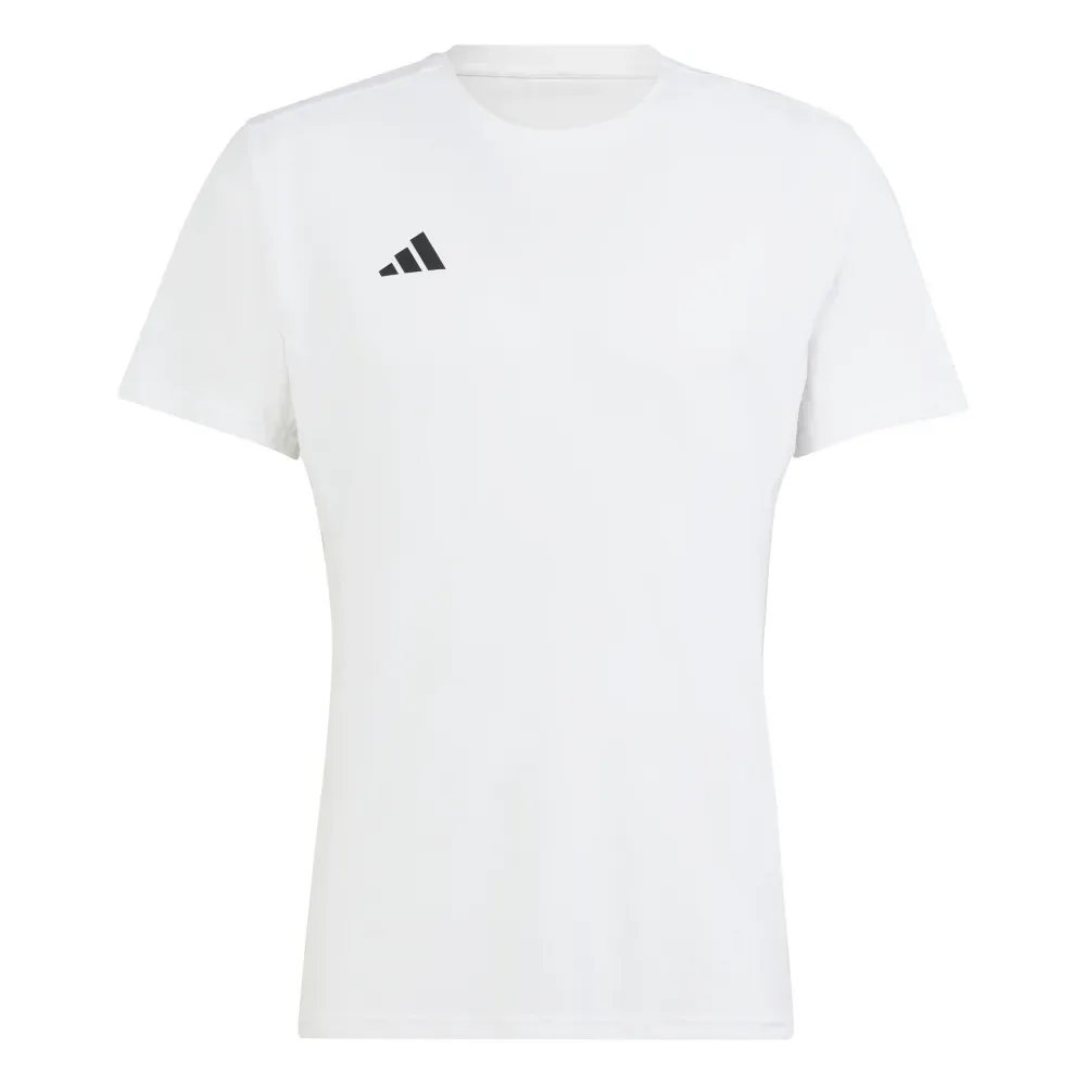 Maglietta A Maniche Corte Adizero Essentials White 2XL - Adidas - FashionsVida