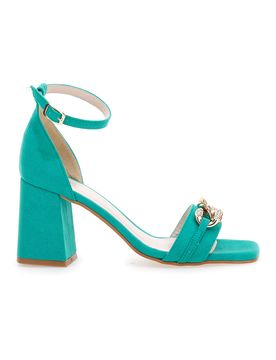 Sandali con Tacco 3436 Verde Acqua 36