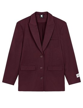 Karo Kauer Blazer rojo oscuro L