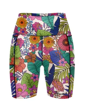Womens I'll Bring You Flowers Fitted Shorts - - Size: S - happystride - FashionsVida