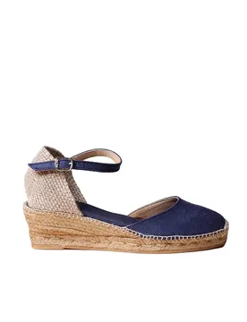Pons Espadrilles Compensées Romina Navy EU 37